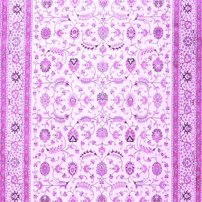 Machine Washable Persian Purple Traditional Area Rugs, wshtr4776pur