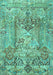 Persian Turquoise Traditional Rug, tr4777turq