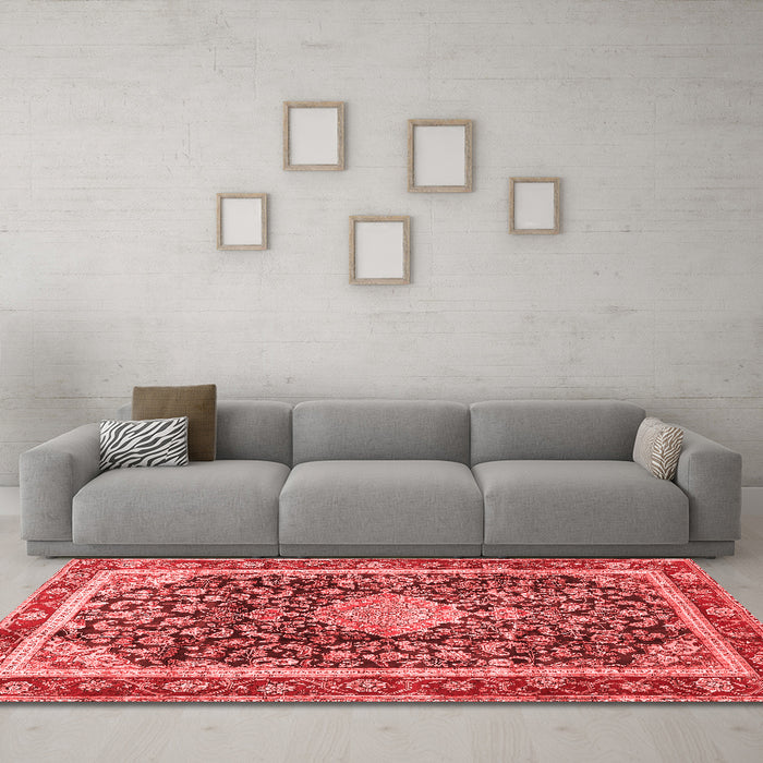 Traditional Red Washable Rugs