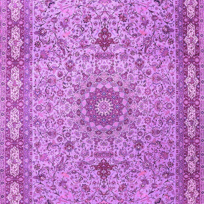 Medallion Purple Traditional Rug, tr4779pur