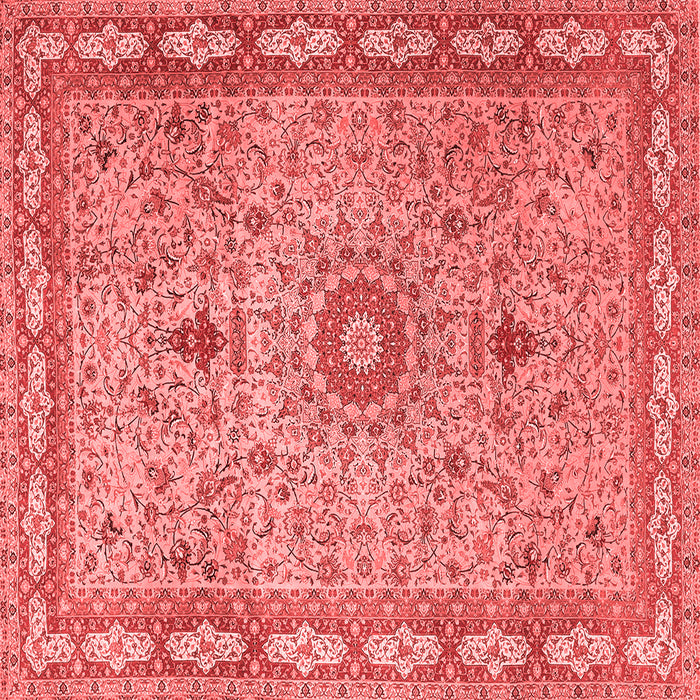 Medallion Red Traditional Rug, tr4779red