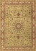 Medallion Brown Traditional Rug, tr4779brn