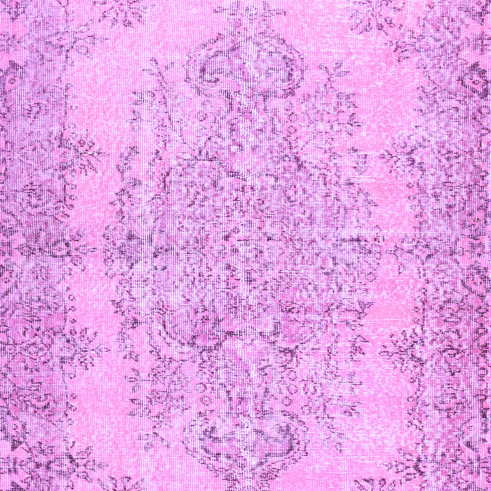Machine Washable Persian Purple Traditional Area Rugs, wshtr477pur