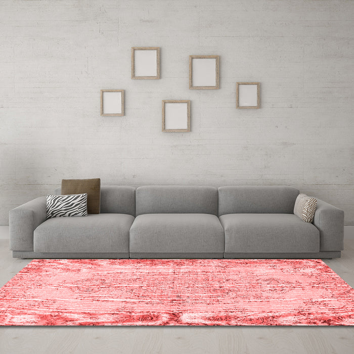 Traditional Red Washable Rugs