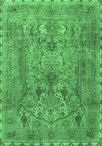 Persian Emerald Green Traditional Rug, tr4780emgrn