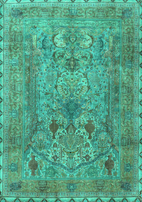 Persian Turquoise Traditional Rug, tr4780turq