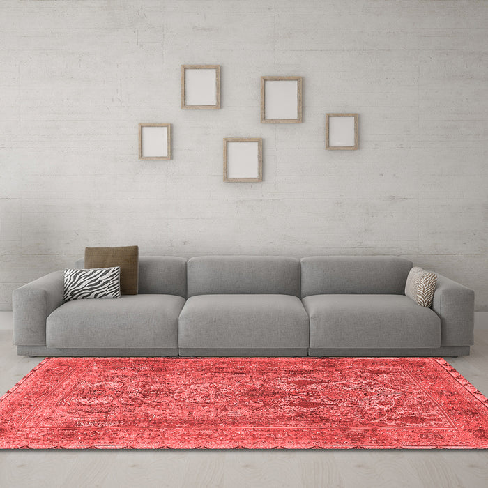 Traditional Red Washable Rugs
