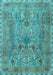 Machine Washable Persian Light Blue Traditional Rug, wshtr4780lblu