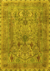 Persian Yellow Traditional Rug, tr4780yw