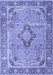 Machine Washable Persian Blue Traditional Rug, wshtr4782blu