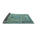 Sideview of Persian Light Blue Traditional Rug, tr4782lblu