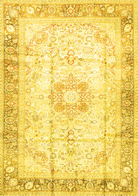 Persian Yellow Traditional Rug, tr4783yw