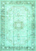 Persian Turquoise Traditional Rug, tr4783turq