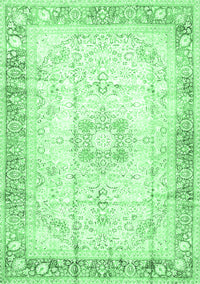 Persian Emerald Green Traditional Rug, tr4783emgrn