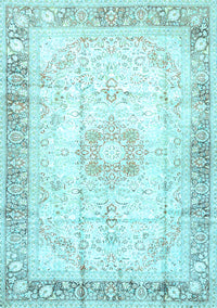 Persian Light Blue Traditional Rug, tr4783lblu