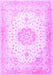 Medallion Purple Traditional Rug, tr4784pur