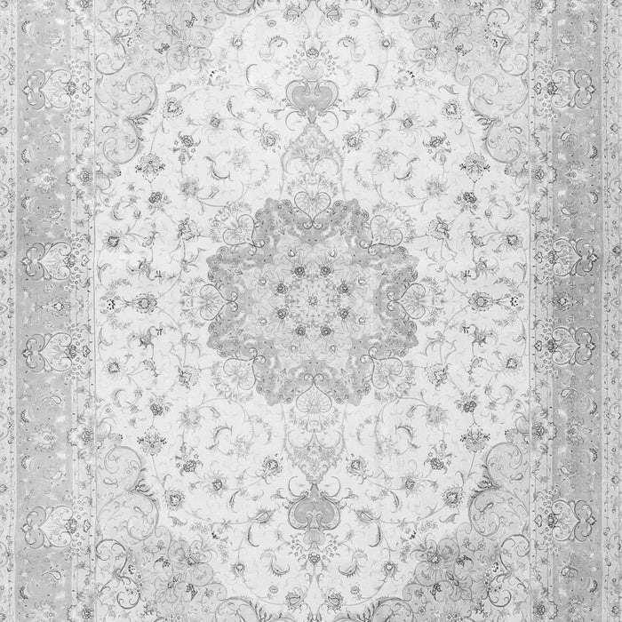 Medallion Gray Traditional Rug, tr4784gry
