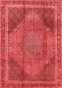 Medallion Red Traditional Rug, tr4785red