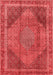 Medallion Red Traditional Area Rugs