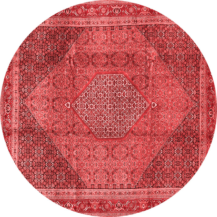 Machine Washable Medallion Red Traditional Rug, wshtr4785red