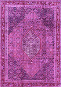 Medallion Purple Traditional Rug, tr4785pur