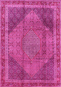 Medallion Pink Traditional Rug, tr4785pnk