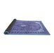 Sideview of Medallion Blue Traditional Rug, tr4786blu