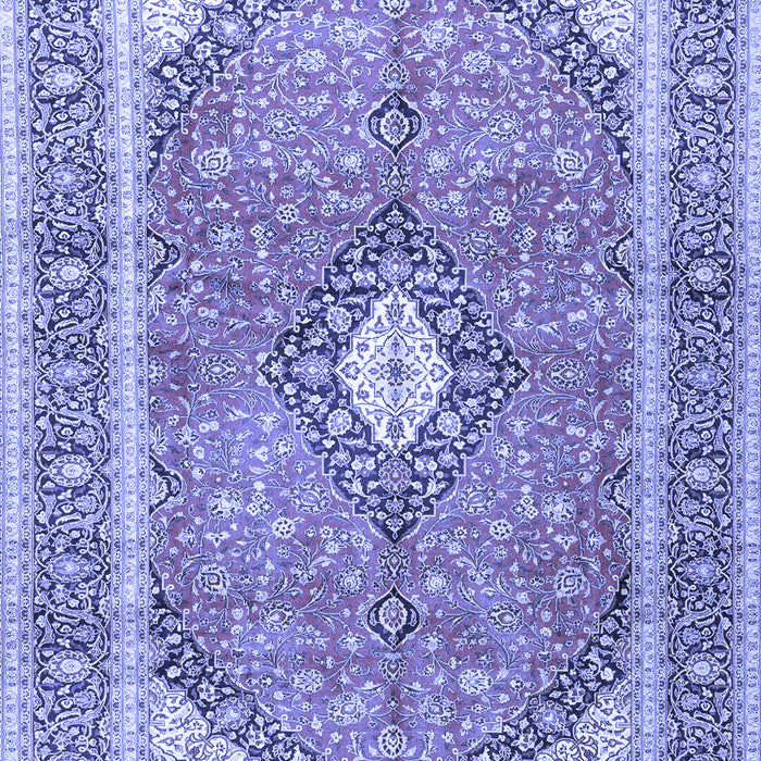 Medallion Blue Traditional Rug, tr4786blu