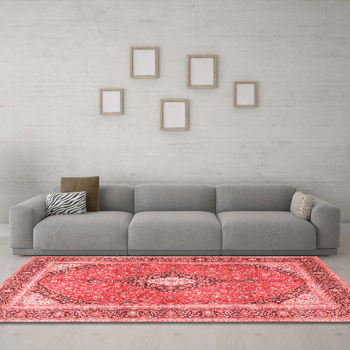 Traditional Red Washable Rugs