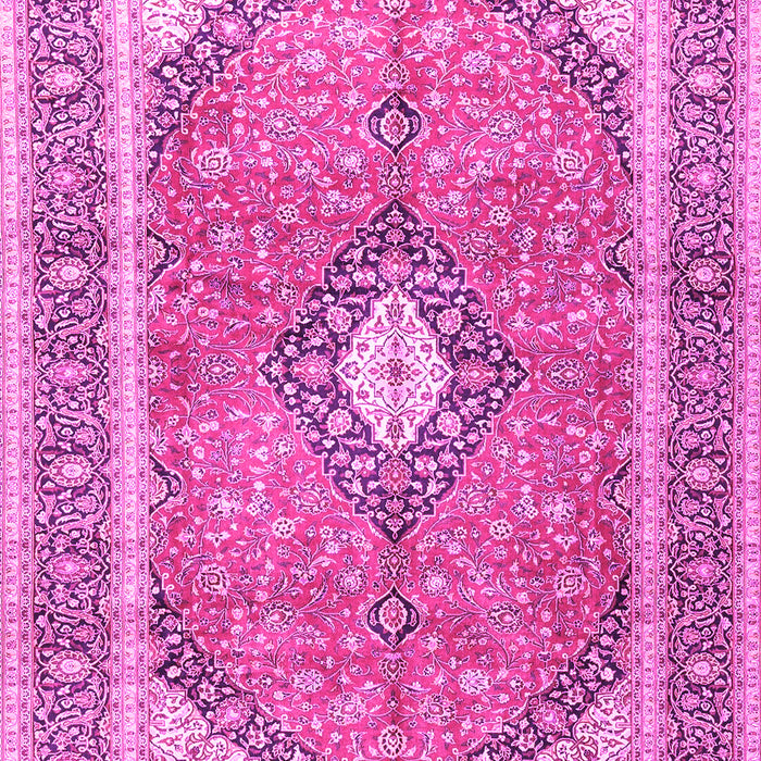 Medallion Pink Traditional Rug, tr4786pnk