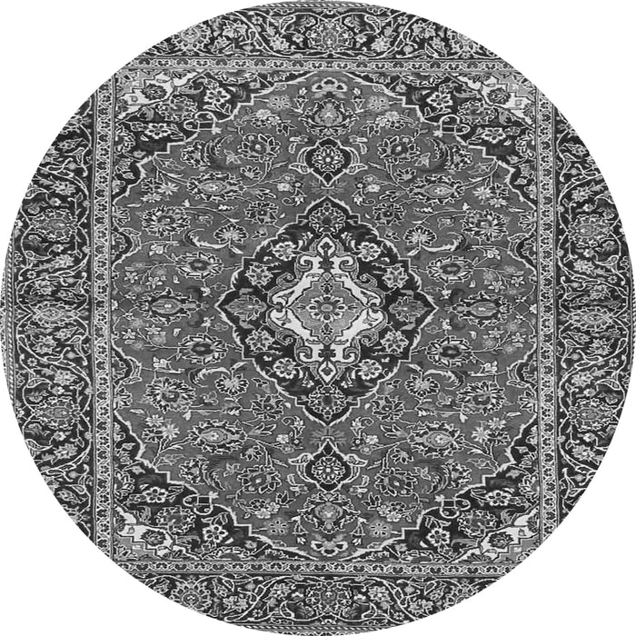 Square Oriental Gray Traditional Rug, tr4787gry
