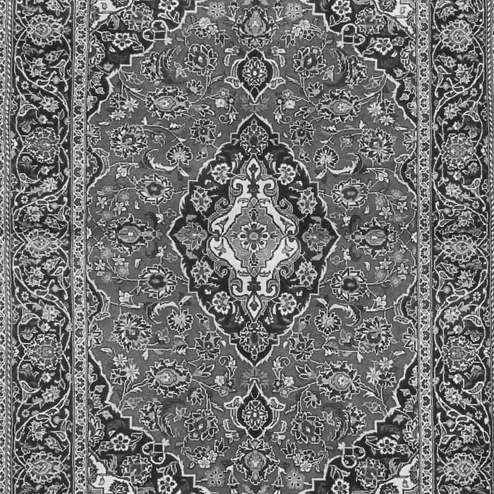 Serging Thickness of Machine Washable Oriental Gray Traditional Rug, wshtr4787gry
