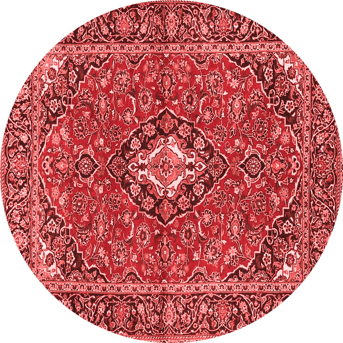 Machine Washable Oriental Red Traditional Rug, wshtr4787red