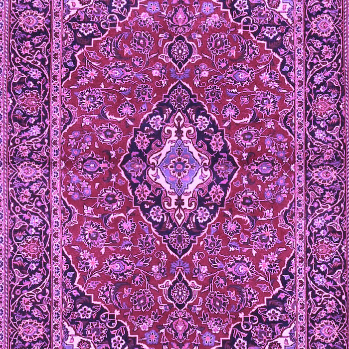 Machine Washable Oriental Purple Traditional Area Rugs, wshtr4787pur