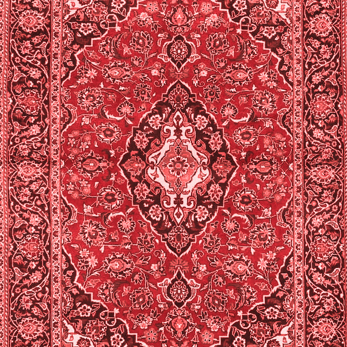 Machine Washable Oriental Red Traditional Rug, wshtr4787red