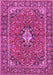 Oriental Pink Traditional Rug, tr4787pnk