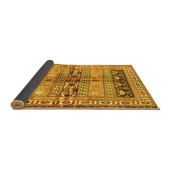 Sideview of Persian Yellow Traditional Rug, tr4788yw