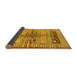 Sideview of Persian Yellow Traditional Rug, tr4788yw