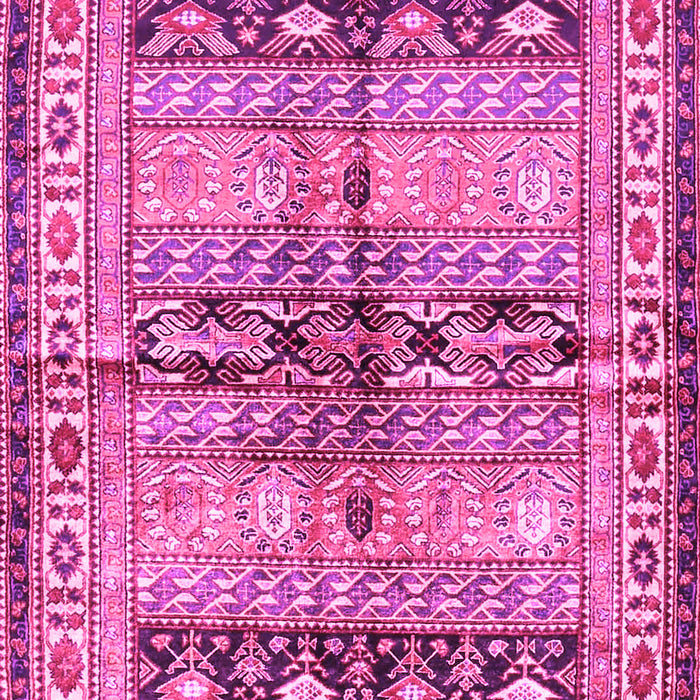 Machine Washable Persian Pink Traditional Rug, wshtr4788pnk