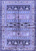 Machine Washable Persian Blue Traditional Rug, wshtr4788blu