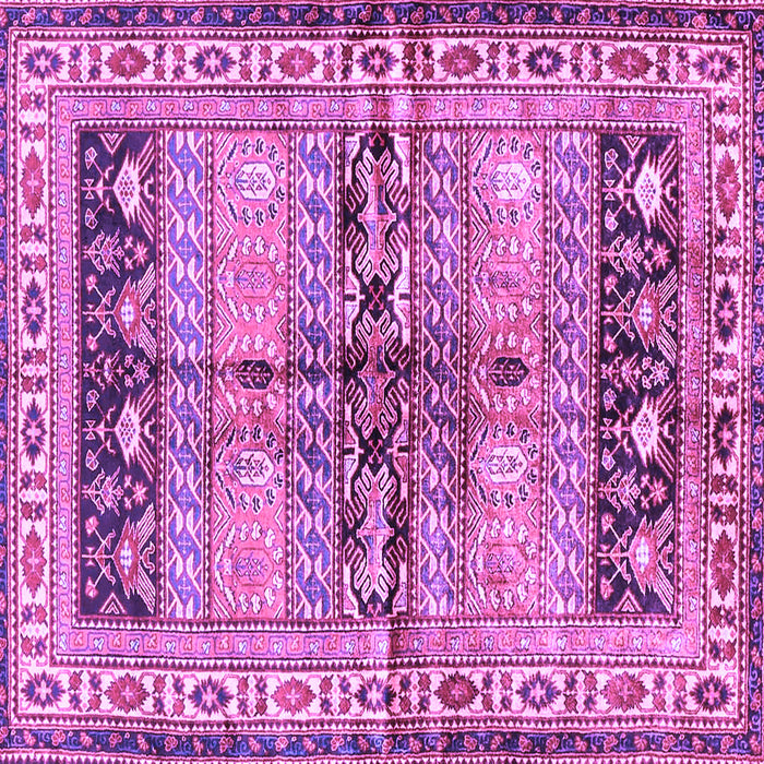 Square Persian Purple Traditional Rug, tr4788pur