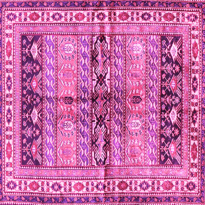 Square Persian Pink Traditional Rug, tr4788pnk