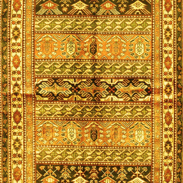 Machine Washable Persian Yellow Traditional Rug, wshtr4788yw