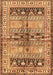 Machine Washable Persian Brown Traditional Rug, wshtr4788brn