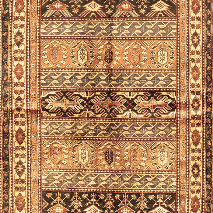 Machine Washable Persian Brown Traditional Rug, wshtr4788brn