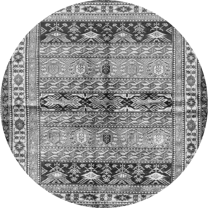 Square Persian Gray Traditional Rug, tr4788gry