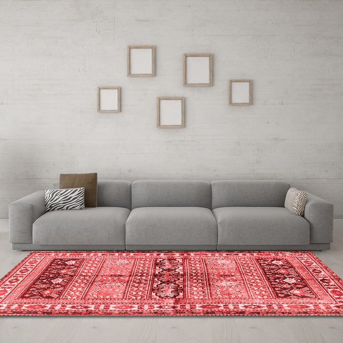 Traditional Red Washable Rugs