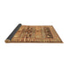 Sideview of Persian Brown Traditional Rug, tr4788brn