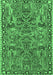 Oriental Emerald Green Traditional Rug, tr4789emgrn