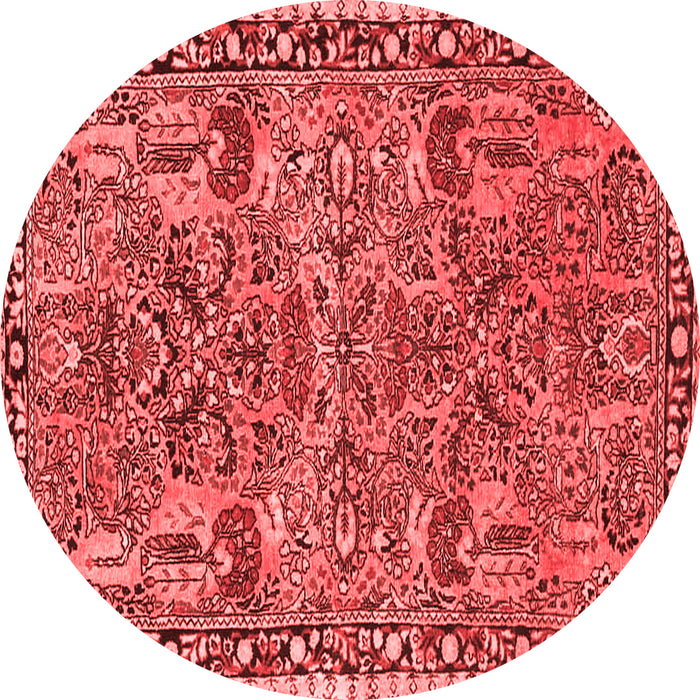 Machine Washable Oriental Red Traditional Rug, wshtr4789red